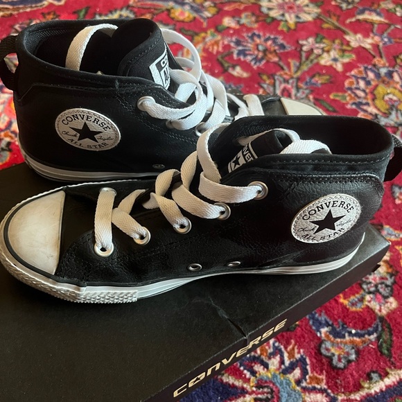 Converse Leather High Tops - Picture 3 of 4